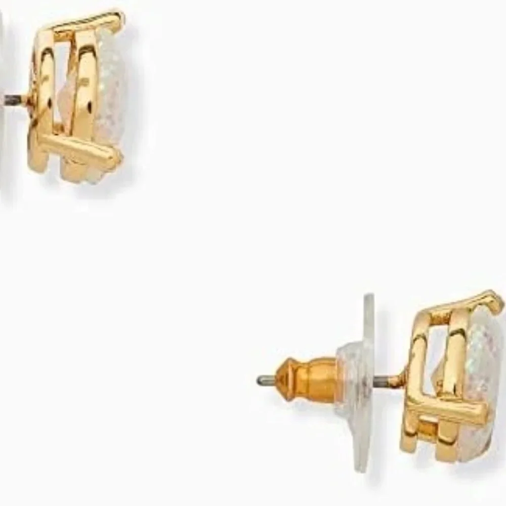 Kate Spade Glitter Round Opaque Earrings - Picture 2 of 4